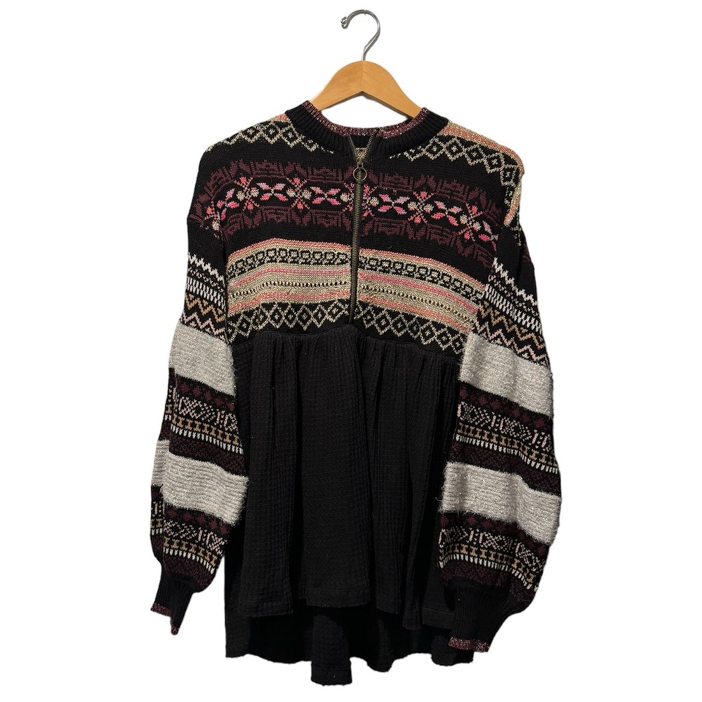 Free People Cozy Cottage Sweater Thermal Top NWOT